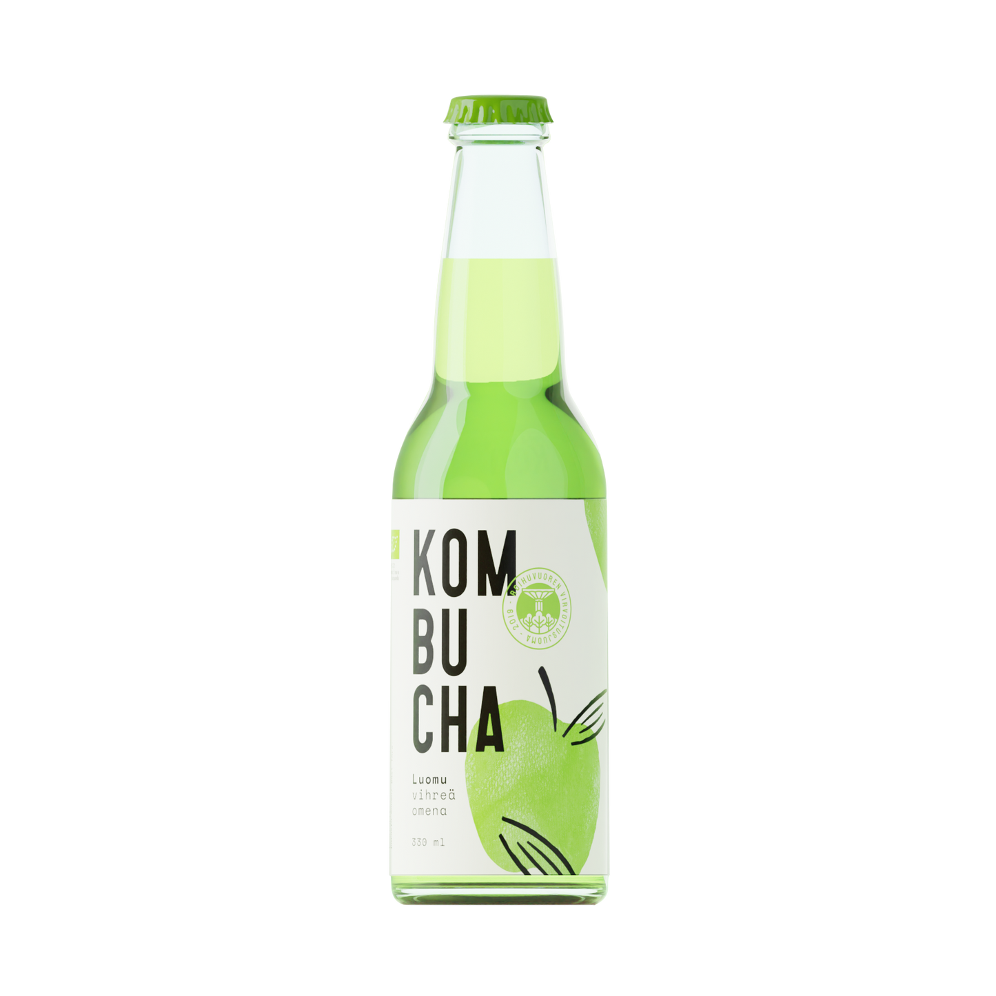 Roihuvuoren Luomu Omenakombucha - 0,33L plo