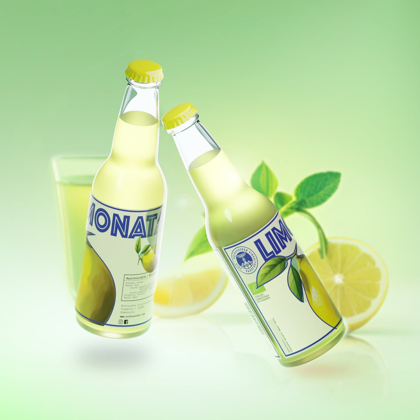 Roihuvuoren Aito Luomu Limonata - 0,33L plo